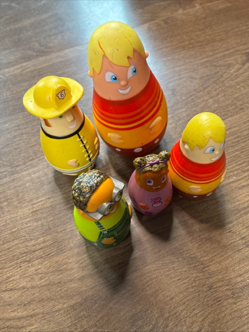 Vintage Disney Higglytown Heroes Figure Toy Doll Lot Of 5 Figurines Rare 00s